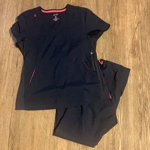 Koi Lite Navy Scrub Set